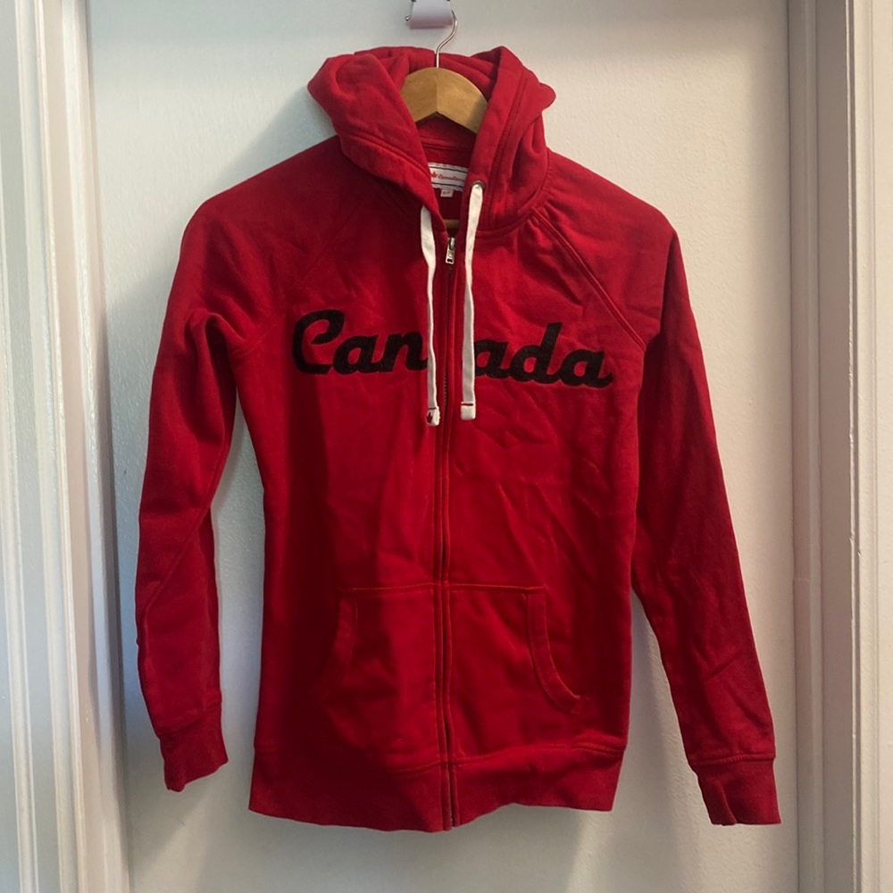 Canadiana “Canada” Zip Up Hoodie